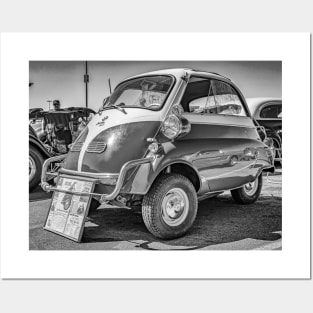 1957 BMW Isetta 300 Bubble Car Posters and Art